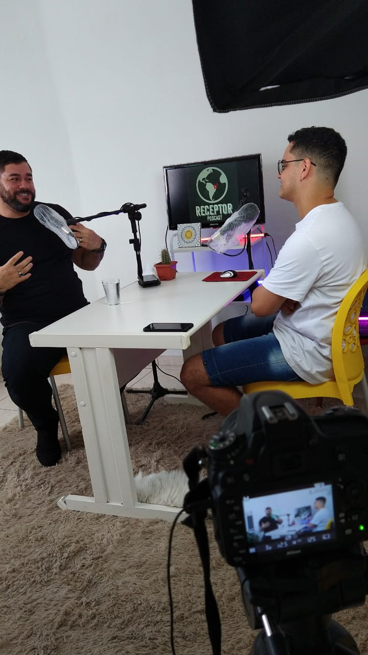 Gravação do Receptor Podcast